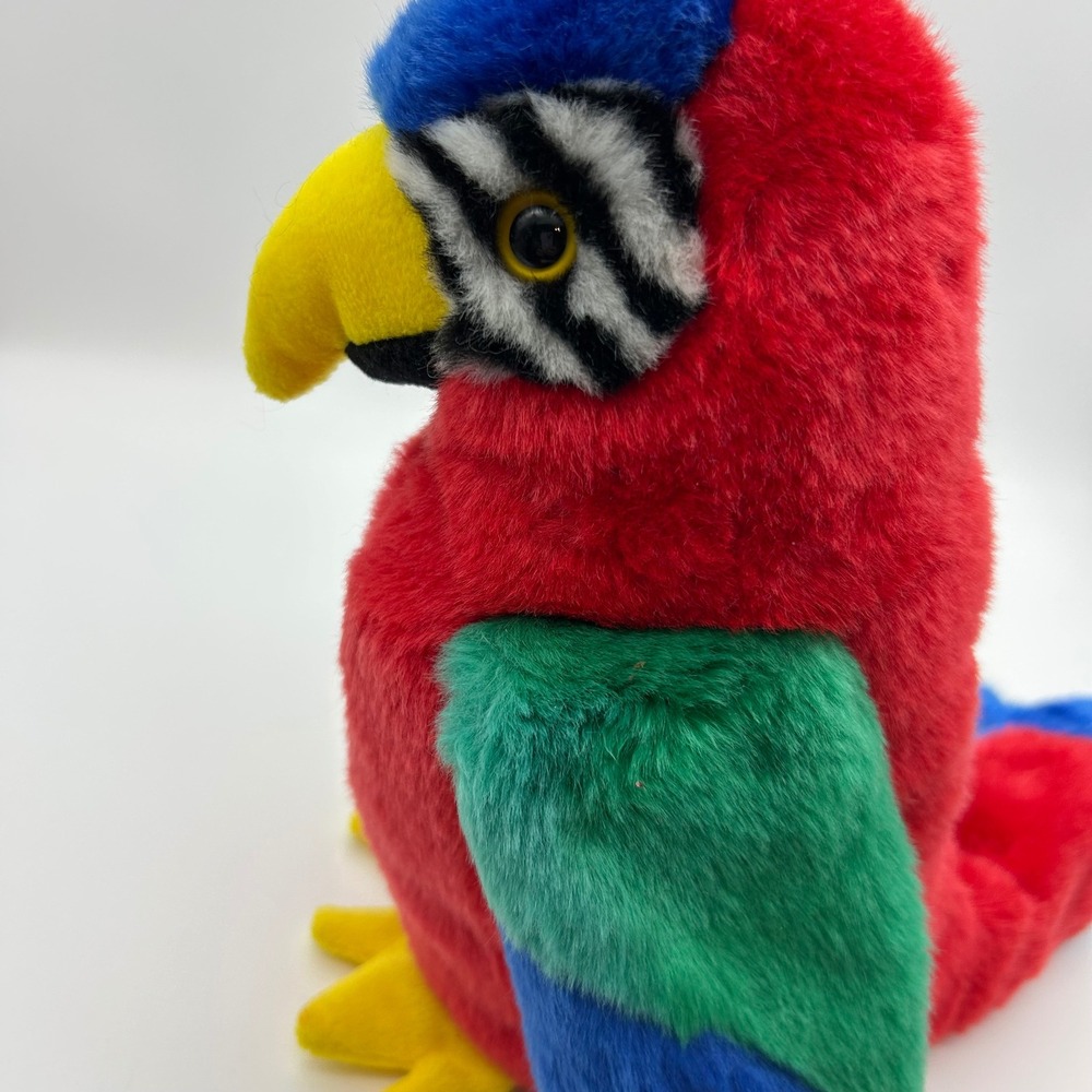 Ty Beanie Buddies Jabber the Parrot Red Macaw Plush 1999‎ Stuffed Animal Bird - Picture 5 of 9